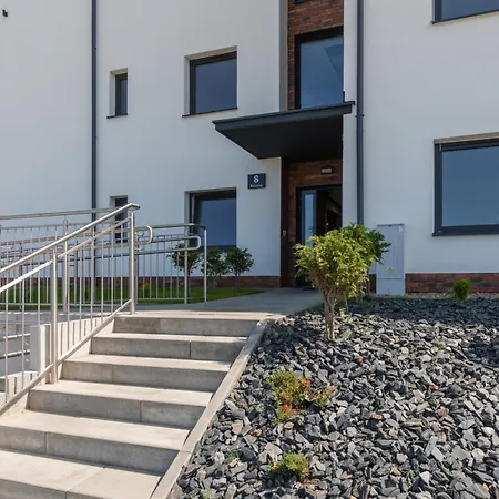 Exclusive Rozana With Ac & Balcony View 1 Km To The By Renters Appartement Sianożęty